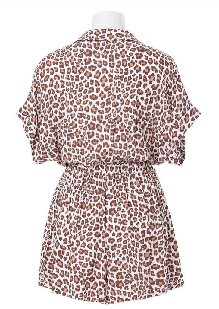 Leopard Playsuit